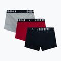 Труси чоловічі Nike Jrdan JHM Flight Cotton Trunk 3 пари gym red/black 2