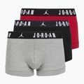 Труси чоловічі Nike Jrdan JHM Flight Cotton Trunk 3 пари gym red/black