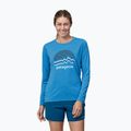 Жіноча кепка Patagonia Cool Daily Graphic Shirt ridge rise moonlight/судно синій x-барвник з довгим рукавом