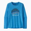 Жіноча кепка Patagonia Cool Daily Graphic Shirt ridge rise moonlight/судно синій x-барвник з довгим рукавом 3