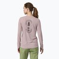 Кофта жіноча Patagonia Cap Cool Daily Graphic Shirt - Lands clean climb bloom/echo purple 2