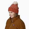 Шапка зимова Patagonia Snowbelle offset dot/burnished red 2