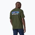 Футболка трекінгова чоловіча Patagonia P-6 Logo Responsibili-Tee torrey pine green 2