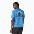 Футболка чоловіча Patagonia Cap Cool Daily Graphic Shirt Lands chouinard crest/vessel blue x-dye 2