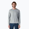 Кофта чоловіча Patagonia Cap Cool Daily Graphic Shirt-Waters boardshort logo abalone blue/feather grey