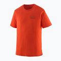 Футболка чоловіча Patagonia Cap Cool Merino Blend Graphic Shirt fitz roy strata/pollinator orange
