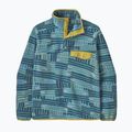 Кофта трекінгова чоловіча Patagonia LW Synch Snap-T P/O quilty fitz/wetland blue 3