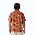 Чоловіча сорочка Patagonia Tidal Threads Camp wrasse / запилювач помаранчева 3