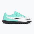 Футбольні бутси кросівки дитячі Nike JR Phantom GX Club TF hyper turquoise/fuchsia dream/white/black 2