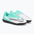 Футбольні бутси кросівки дитячі Nike JR Phantom GX Club TF hyper turquoise/fuchsia dream/white/black 4