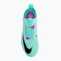 Футбольні бутси кросівки дитячі Nike Jr Mercurial Vapor 15 Academy TF hyper turquoise/black/ white/fuchsia dream 6