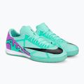 Футбольні бутси кросівки чоловічі Nike Mercurial Vapor 15 Academy IC hyper turquoise/black/ white/fuchsia dream 4