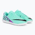 Футбольні бутси кросівки дитячі Nike Jr Mercurial Vapor 15 Club TF hyper turquoise/black/ white/fuchsia dream 4