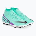 Футбольні бутси кросівки дитячі Nike Jr Mercurial Superfly 9 Club FG/MG hyper turquoise/black/ white/fuchsia dream 4