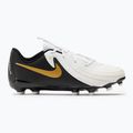 Кросівки футбольні дитячі Nike Phantom GX II Academy FG/MG Junior white/metallic gold coin/black 2