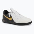 Кросівки футбольні дитячі Nike Phantom GX II Academy IC white/metallic gold coin/black