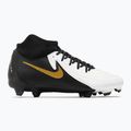 Кросівки футбольні Nike Phantom Luna II Academy FG/MG white / metallic gold coin / black 2