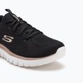 Кросівки жіночі SKECHERS Graceful Get Connected black/golda 7