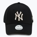 Бейсболка New Era Metallic Logo 9Forty New York Yankees чорна 2