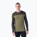 Чоловіча термоактивна кофта Smartwool Classic Thermal Merino Base Layer Colorblock Crew Boxed moss