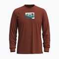 Лонгслів чоловічий Smartwool Gondola Ride Graphic pecan brown