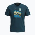 Футболка з коротким рукавом Smartwool Alpine Sky Graphic темно-синя