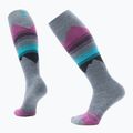 Шкарпетки гірськолижні жіночі Smartwool Ski Targeted Cushion Pattern OTC pewter blue