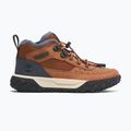 Дитячі черевики Timberland Greenstride Motion 6 Low Lace темно-помаранчеві з нубуку 10