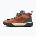 Дитячі черевики Timberland Greenstride Motion 6 Low Lace темно-помаранчеві з нубуку 11