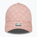 Жіноча бейсболка New Era Monogram 9Forty New York Yankees пастельно-рожева 3