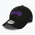 Чоловіча бейсболка New Era бічна нашивка 9Forty Los Angeles Lakers чорна 2