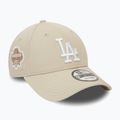 Чоловіча бейсболка New Era бічна нашивка 9Forty Los Angeles Dodgers світло-бежева