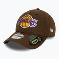 Чоловіча бейсболка New Era Repreve 9Forty Los Angeles Lakers темно-коричнева 2