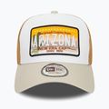 Чоловіча бейсболка New Era Patch Trucker світло-бежева 2