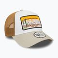 Чоловіча бейсболка New Era Patch Trucker світло-бежева 3