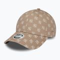 Жіноча бейсболка New Era Monogram 9Forty New York Yankees пастельно-коричнева 2