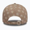 Жіноча бейсболка New Era Monogram 9Forty New York Yankees пастельно-коричнева 4