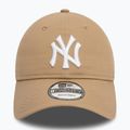Бейсболка New Era League Essential 9Twenty New York Yankees світло-бежева 2