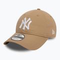 Бейсболка New Era League Essential 9Twenty New York Yankees світло-бежева 3