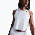 Футболка для бігу жіноча Nike AeroSwift Dri-Fit ADV Cropped Tank Top off white/black 3