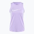 Топ для бігу жіночий Nike One Graphic TT lilac bloom/white