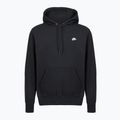 Кофта чоловіча Nike Club French Terry Pullover Hoodie black/black/white 8