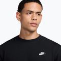 Кофта чоловіча Nike Club French Terry Crew black/white 4