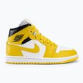 Кросівки жіночі Nike Air Jordan 1 Mid white/black/vivid sulfur 2