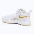 Взуття для волейболу Nike React Hyperset 2 білий/білий/металік золото 3