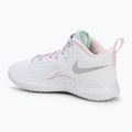 Взуття для волейболу Nike React Hyperset 2 SE білий/гіпер рожевий/м’ятна піна/фіолетовий туман/рожева піна 3