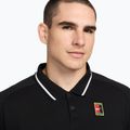 Чоловіча тенісна футболка Nike Court Heritage Polo black/white 4