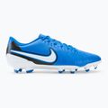 Кросівки футбольні чоловічі Nike Tiempo Legend 10 Club FG/MG soar/white 2