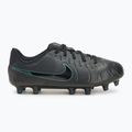 Дитячі футбольні бутси Nike Tiempo Legend 10 Academy FG/MG чорні/глибокі джунглі/чорні 2