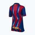 Футболка футбольна дитяча Nike FC Barcelona 2025/26 Stadium Fourth gym blue/gym blue/salsa red/opti yellow 7